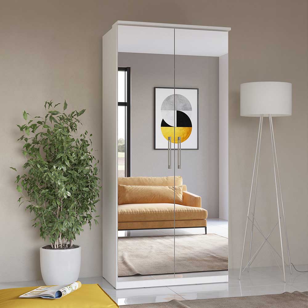 Schlafzimmerschrank Alessia mit Spiegeltüren in modernem Design