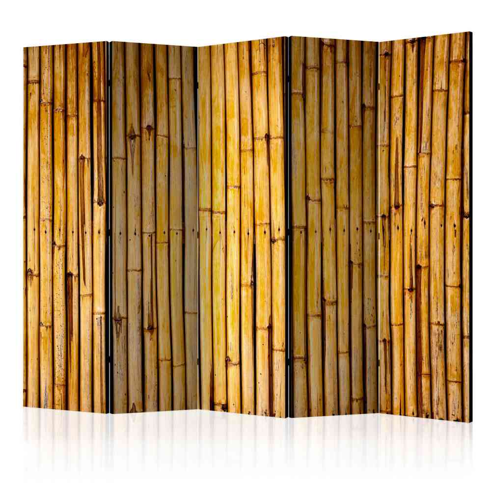 Lichtechter Raumteiler Paravent Emorie 225 cm breit mit Holzmuster