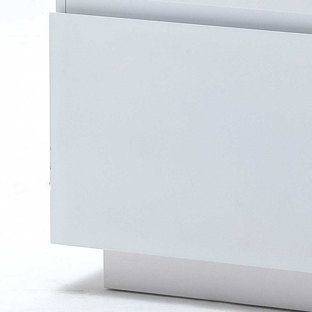 Schubladenkommode Uminia in Weiß mit LED Beleuchtung