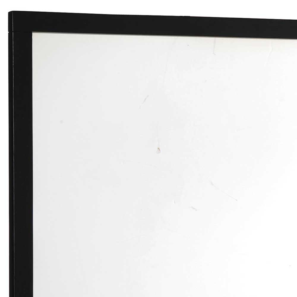 Schwarzer Wandspiegel Davadus 60 cm breit in rechteckiger Form
