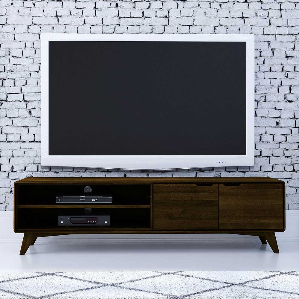Fernsehboard Vedra in Nussbaumfarben lackiert 180 cm breit