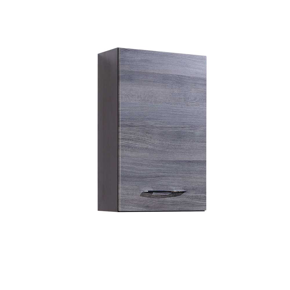 Badezimmer Hängeschrank Blacingos in Grau 40 cm breit