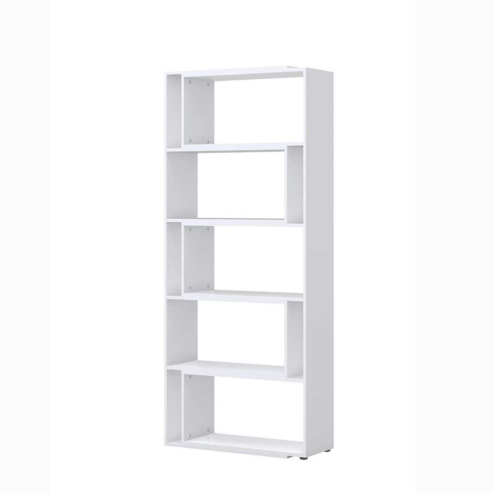 Raumteiler Rovigo für Büro in Weiß ausziehbar