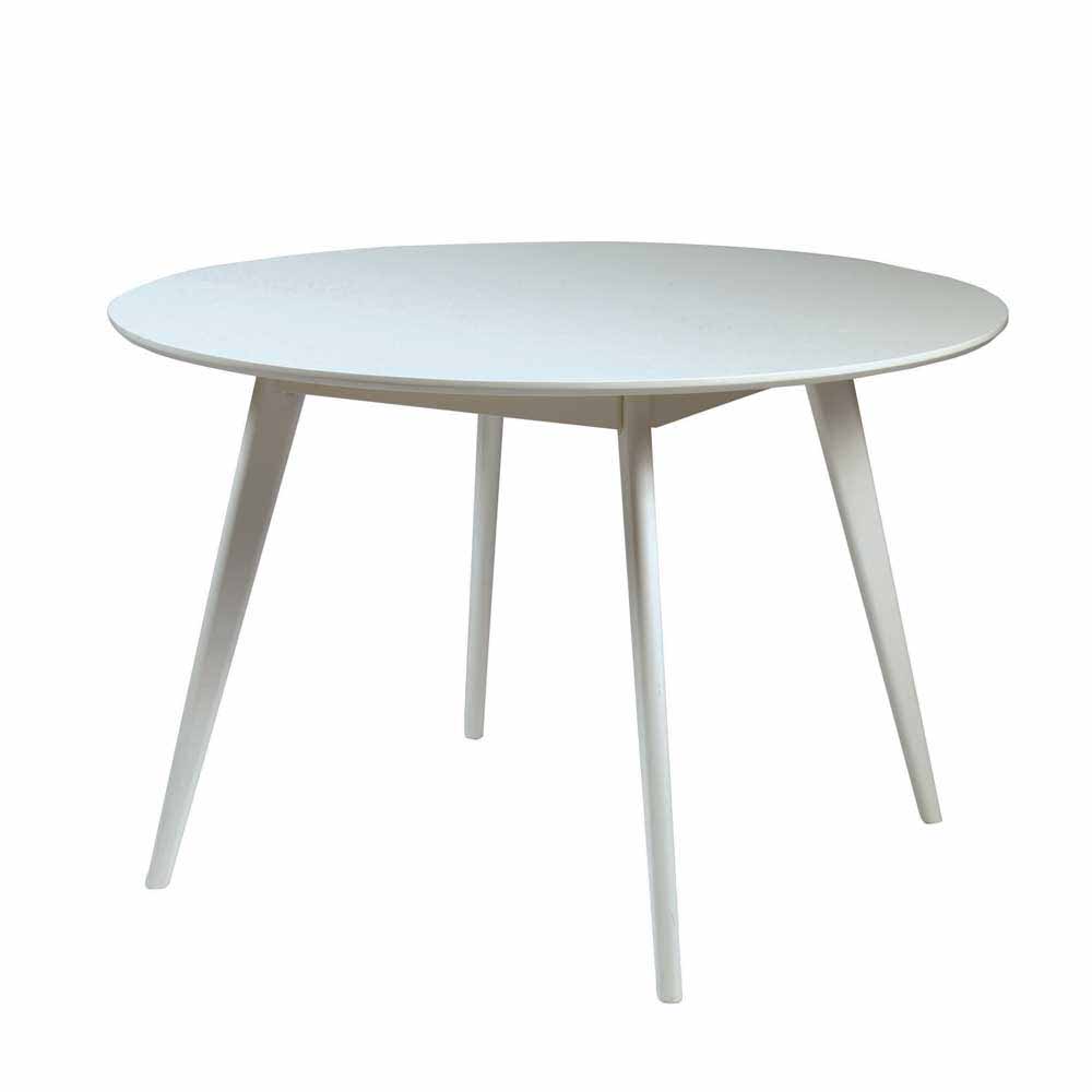 Tisch Procenta in Weiß rund