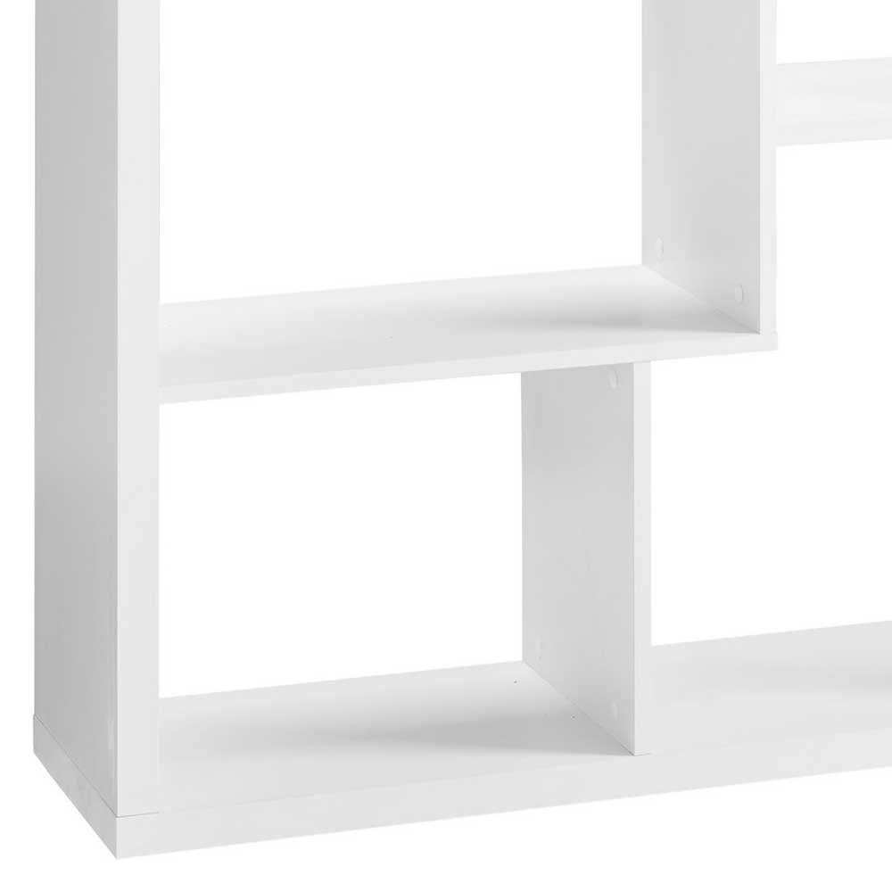 Weißes Design Regal Lara 180 cm hoch