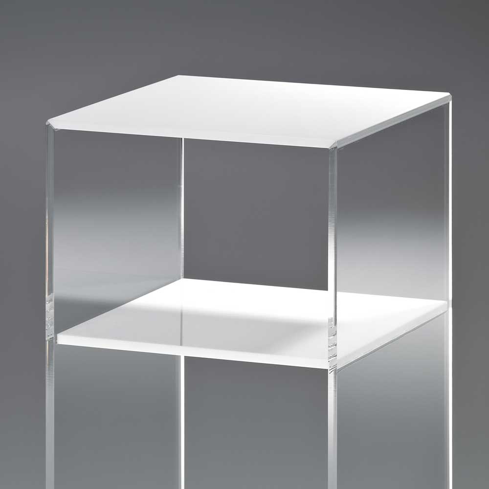 Telefontisch Oktaria aus Acrylglas Weiß