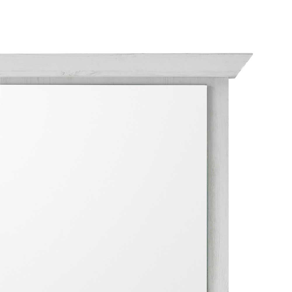 Garderobenpaneel Pantina in Pinie Weiß mit Spiegel