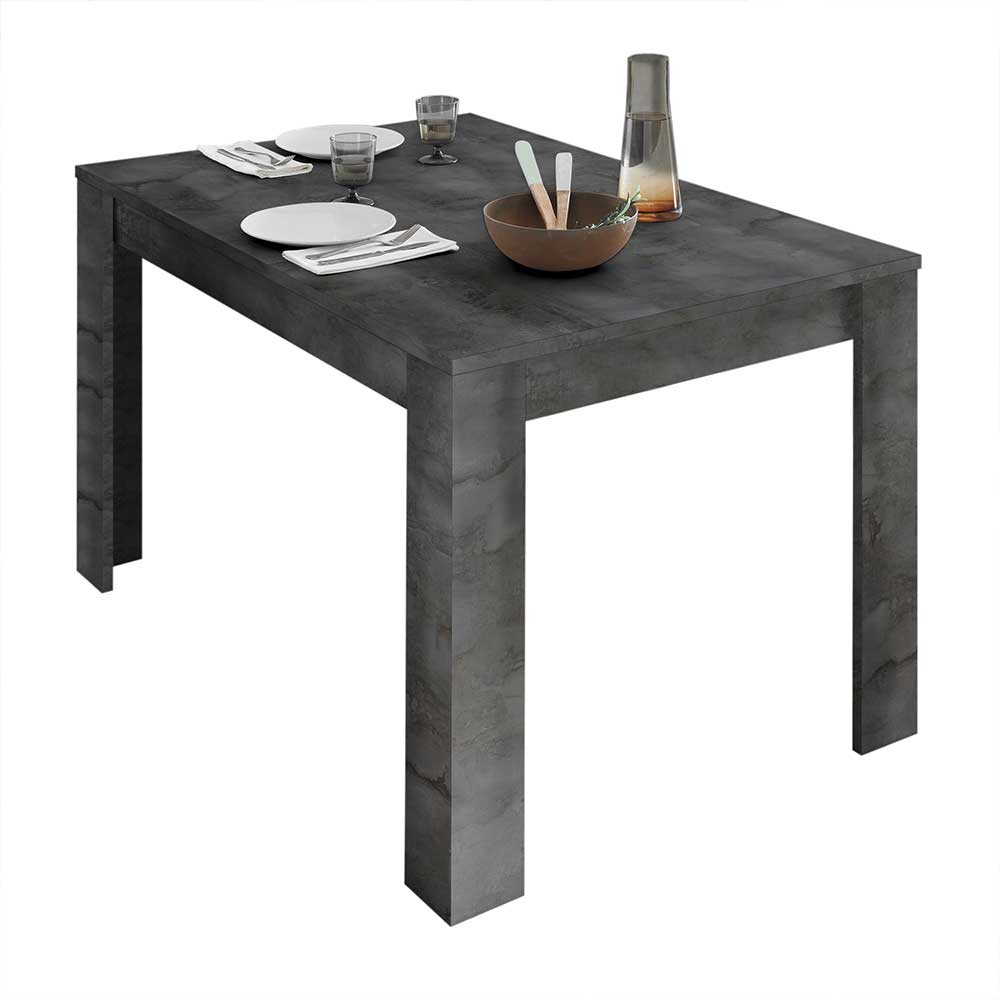 Esszimmer Tisch Percos in dunkel Grau 185 cm breit