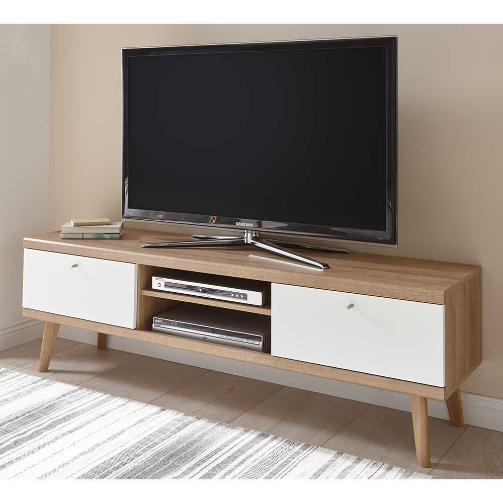 Möbel Kombination Levanca für Wohnzimmer im Skandi Design (fünfteilig)