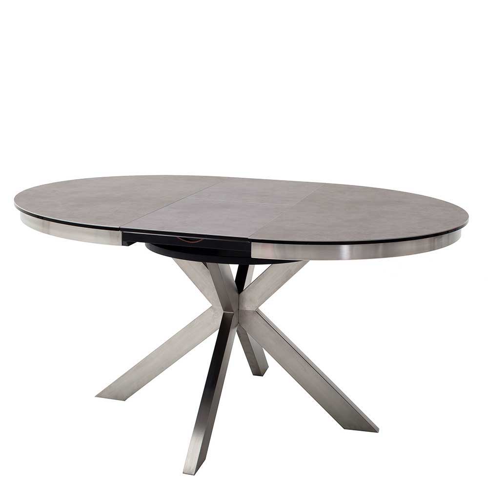 Premium Essgruppe Krona mit rundem Tisch inklusive vier Stühle (fünfteilig)