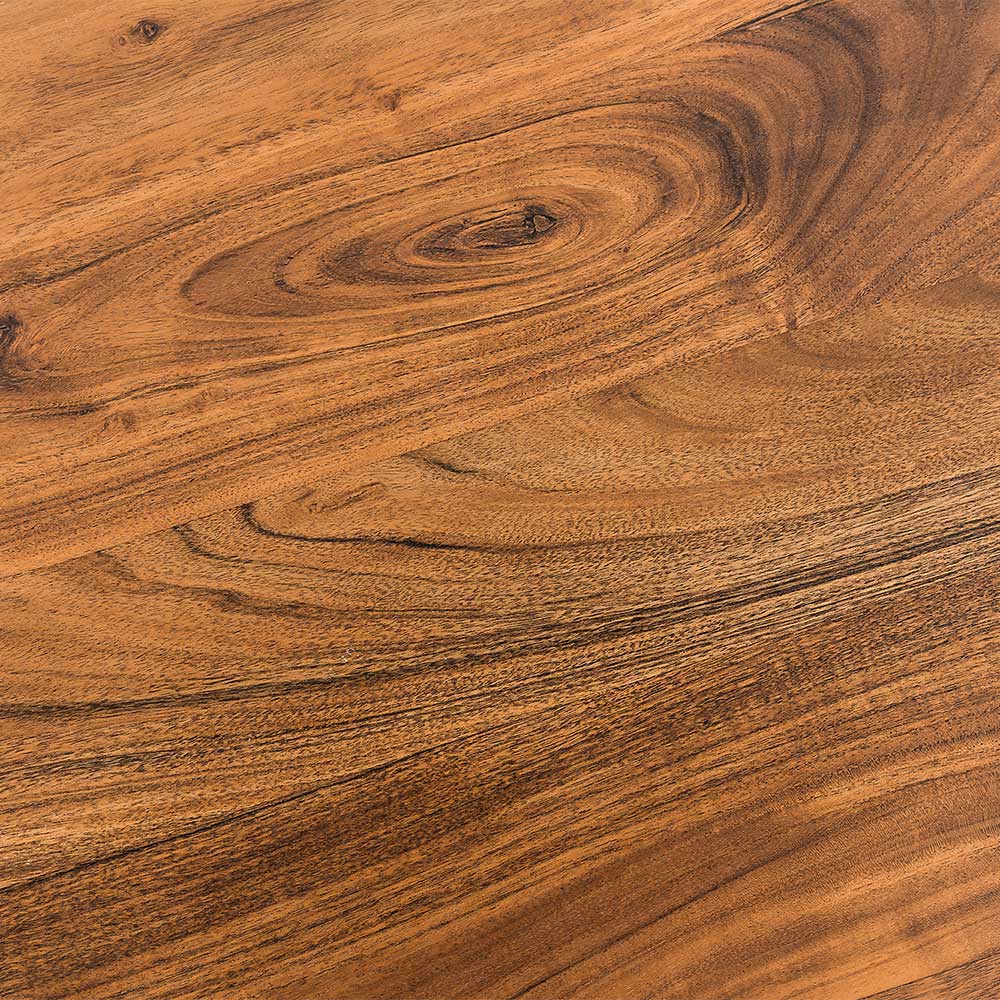 Tisch Esszimmer Ziaru aus Akazie Massivholz mit natürlicher Baumkante