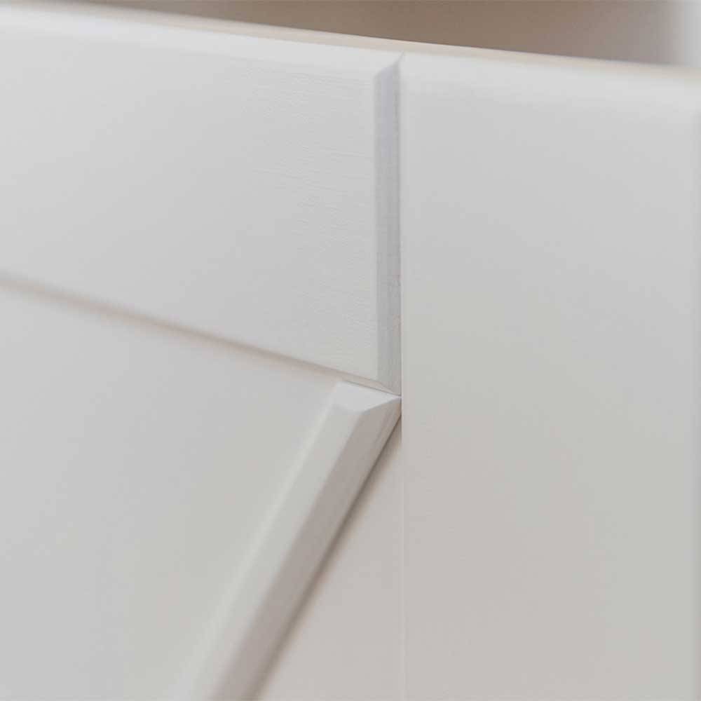XL Sideboard massiv Bechir im Landhausstil in Kieferfarben und weiß