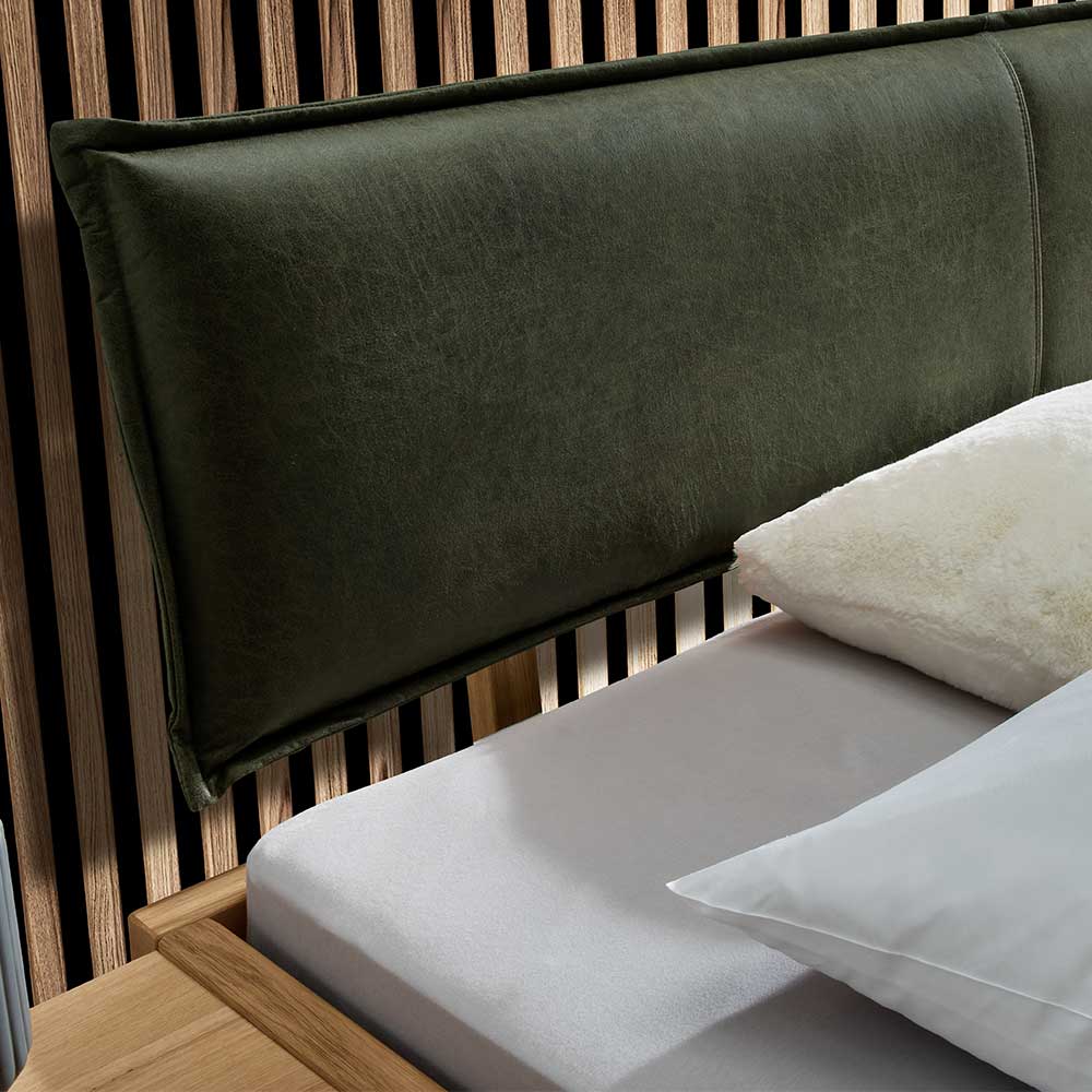 140x200 cm Französisches Bett Brosia im Industrie Stil mit Kufen (dreiteilig)