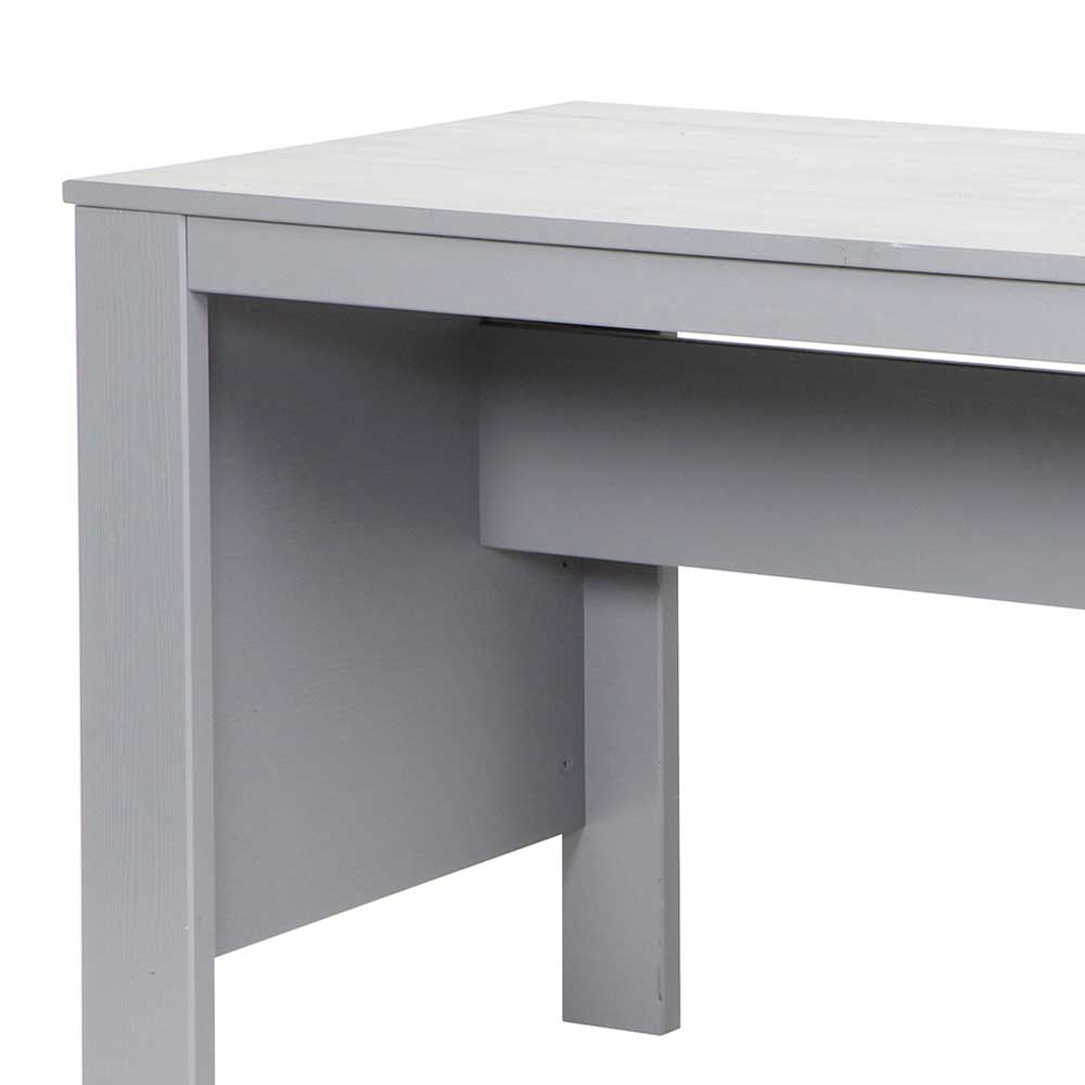 Schreibtisch Zonacca in Beton Grau aus Kiefer Massivholz