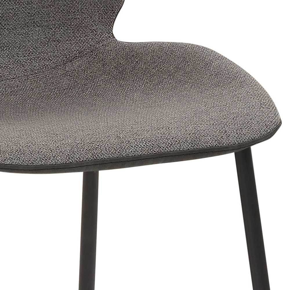 Tresenstuhl Serias in modernem Design gepolsterte Sitzschale