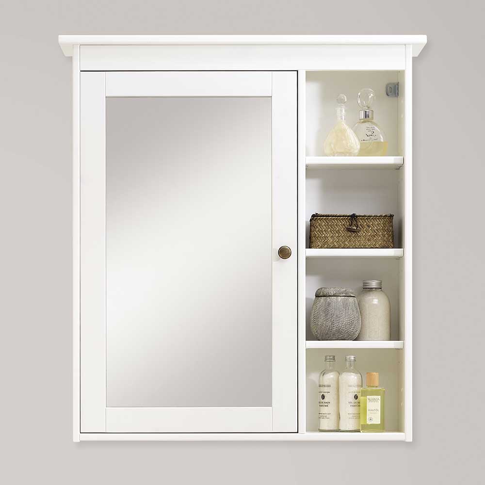 Spiegel - weiß Hochglanz - 85x115 cm