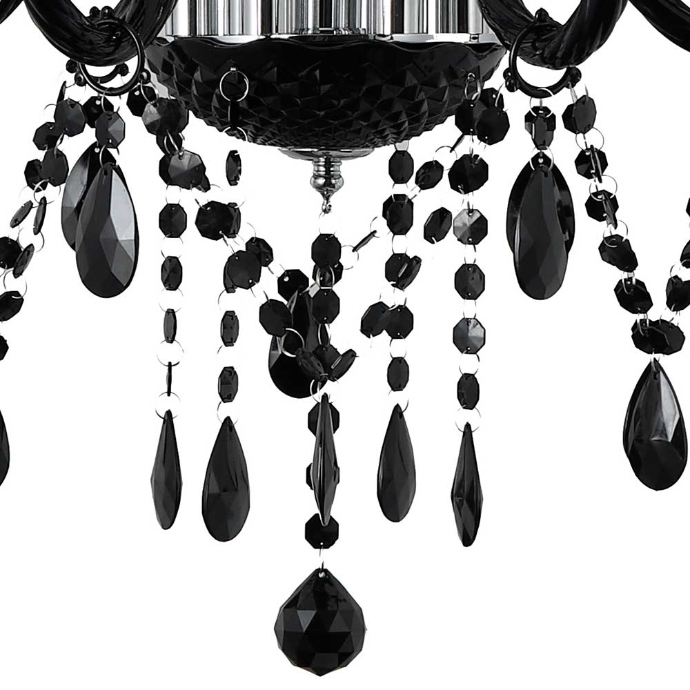 Schwarz lackierte LED-Schilder aus Acrylglas, 2000er, 2er Set bei