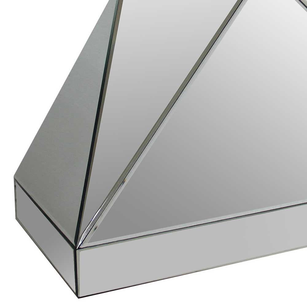 Design Konsolentisch Wihelpa aus Spiegelglas 120 cm breit