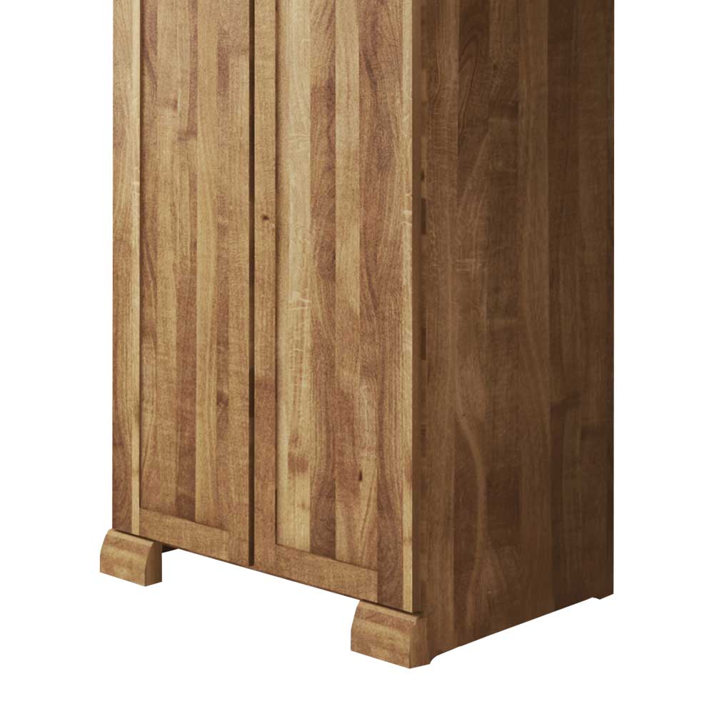 Schlafzimmer Kleiderschrank Sascora aus Wildeiche Massivholz 90 cm
