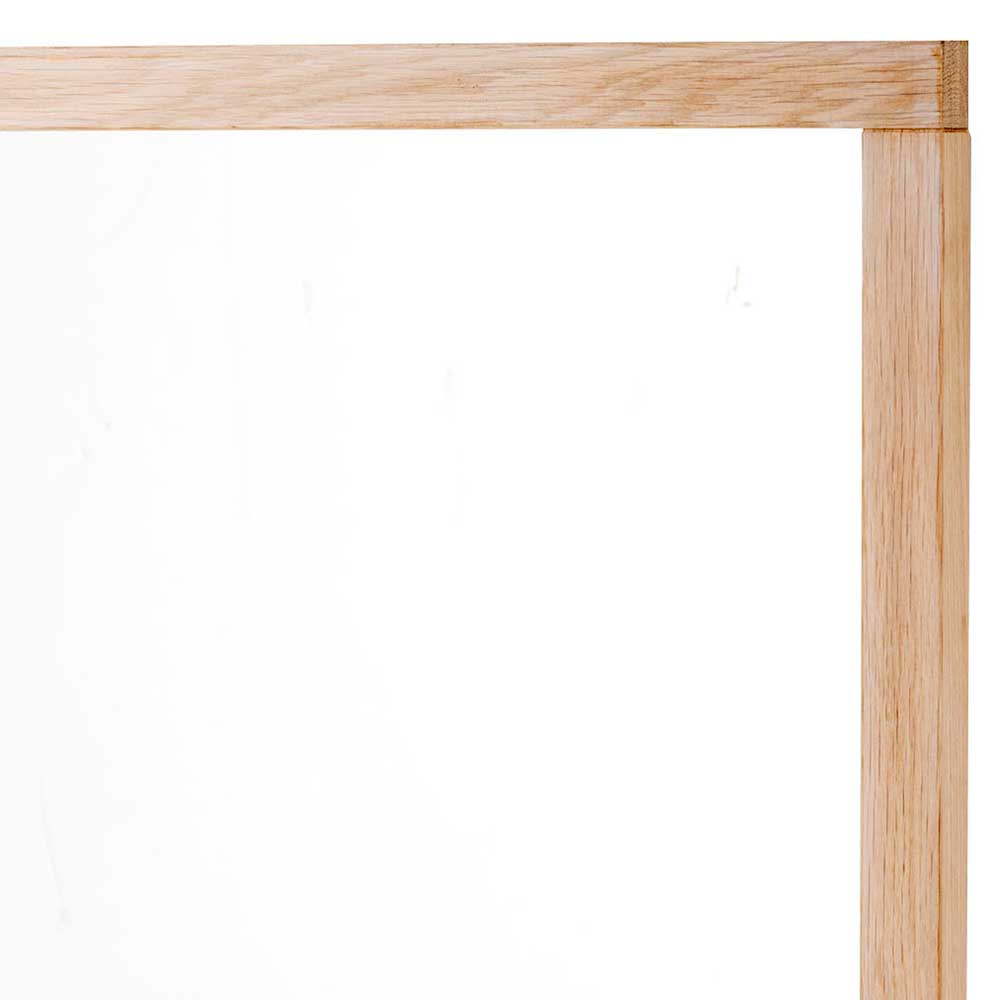 Rechteckiger Garderobenspiegel Samos 60 cm breit in Holz White Wash