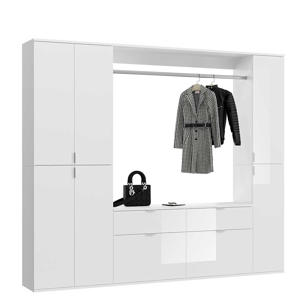 Garderobe 3-teilig in Weiß online kaufen