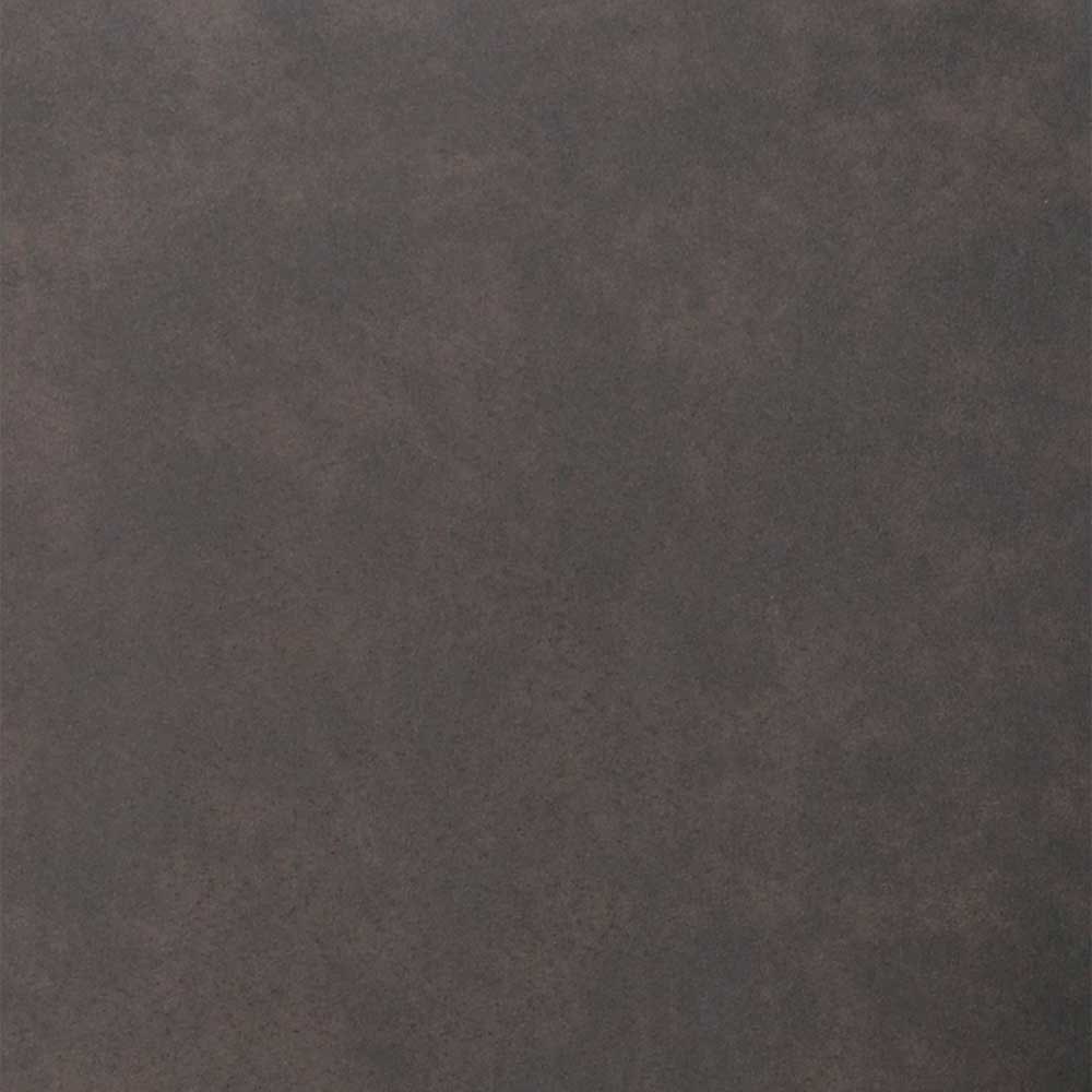 Esszimmer Sitzgruppe Kandu in Eiche dunkel und Grau mit rundem Esstisch (siebenteilig)