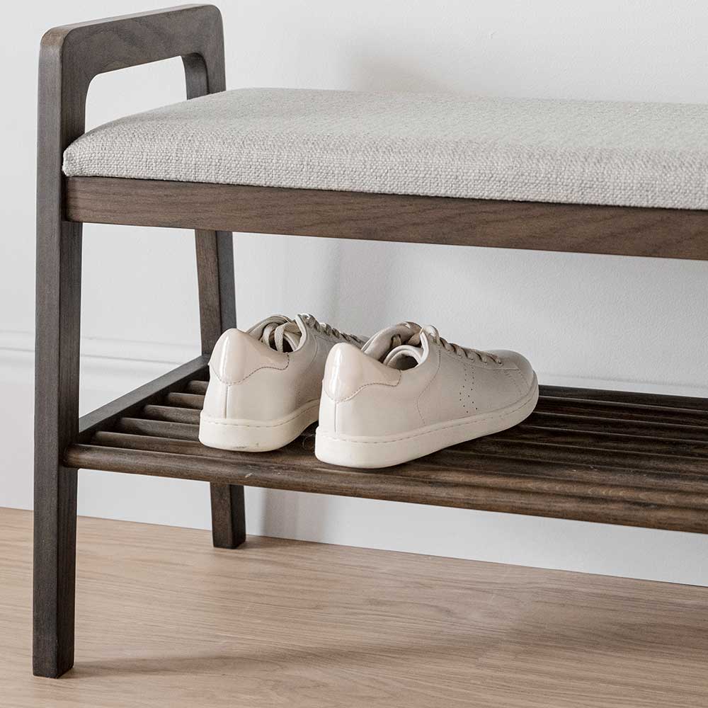 Garderoben Sitzbank Susmans mit Ablage für Schuhe 75 cm breit