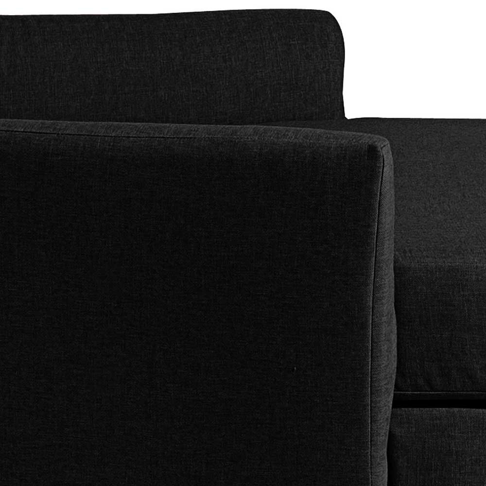 Big Sessel schwarz Stars aus Flachgewebe im Landhausstil