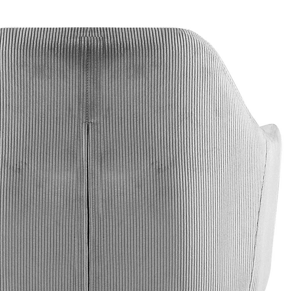 Cord Esstisch Stühle Kentura drehbar mit Gestell aus Metall (2er Set)