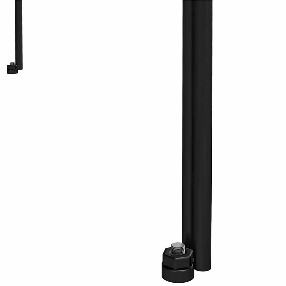 Schwarzes Standregal Tora in modernem Design 80 cm breit