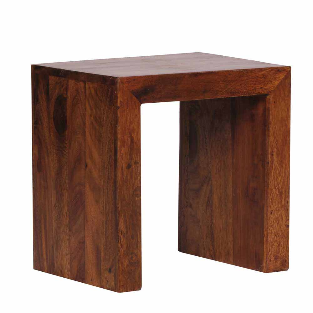 Dreisatztisch Arendal aus Sheesham Massivholz im Landhausstil (dreiteilig)