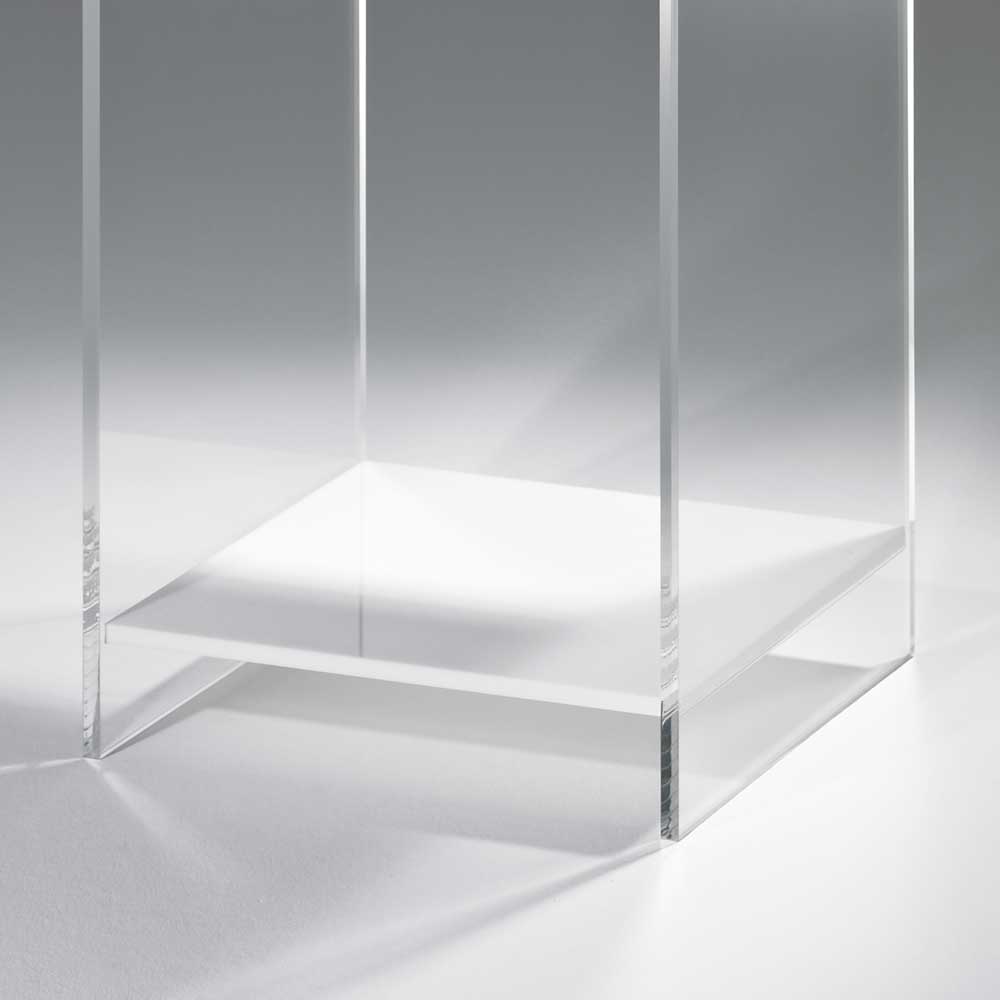 Telefontisch Oktaria aus Acrylglas Weiß