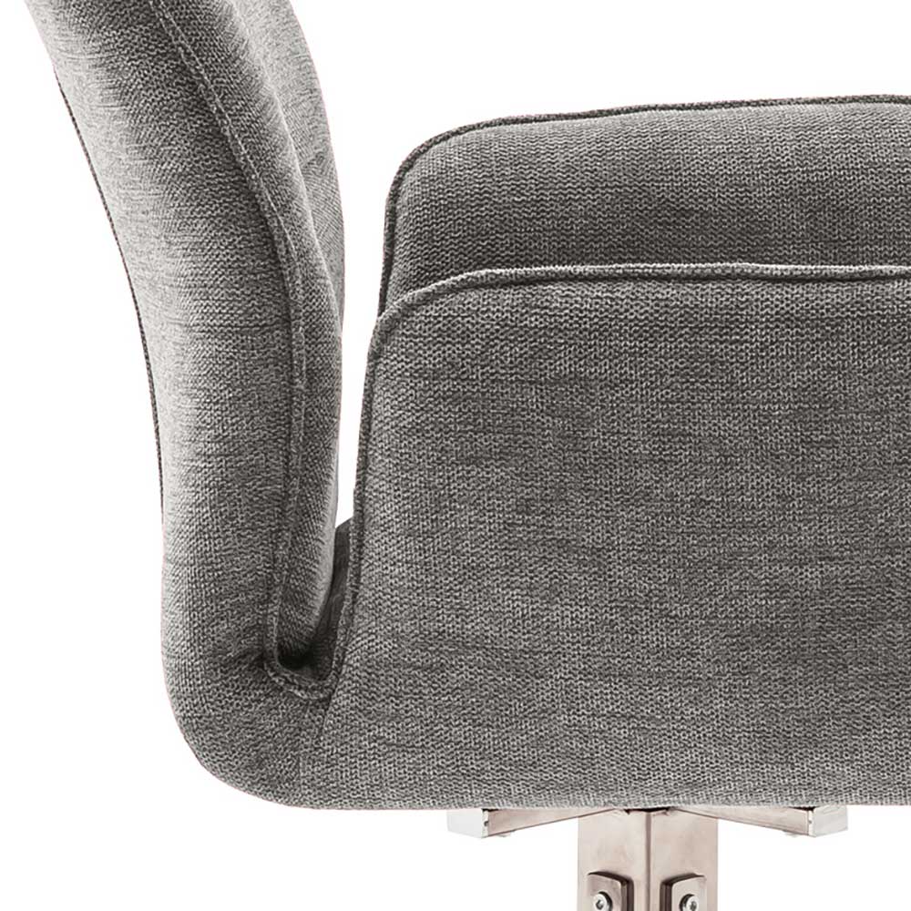 Drehbare Esstisch Stühle Lulzima mit Armlehnen 50 cm Sitzhöhe (2er Set)