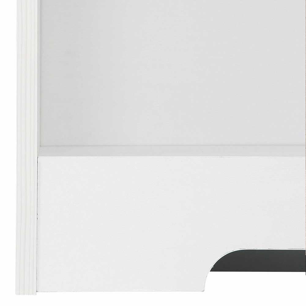 Bücherregal Mariesva in Weiß 75 cm breit