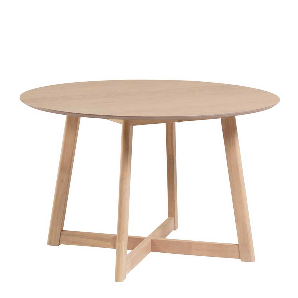 Esszimmer Tisch Cenleta mit klappbarer Tischplatte und Bügelgestell