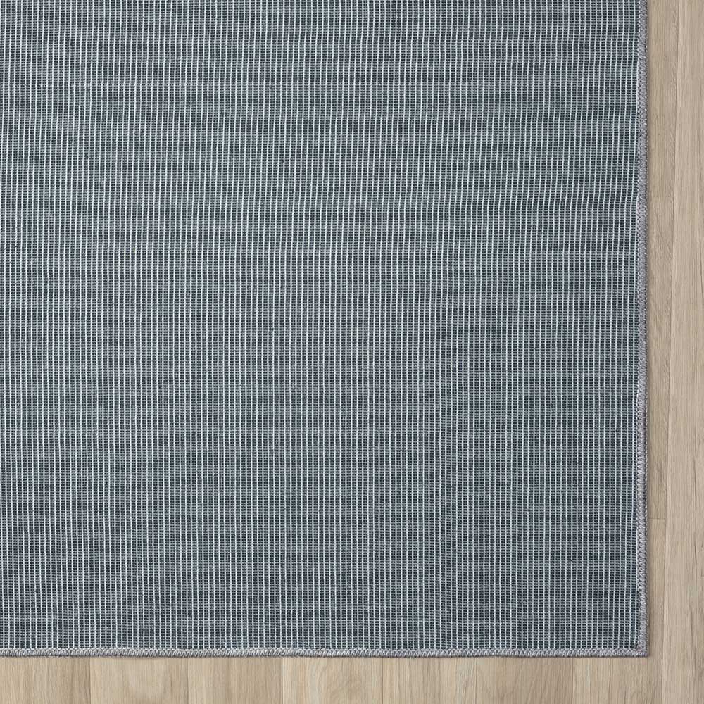 Teppich Creme Blau Pyarco - Kurzflor in modernem Design