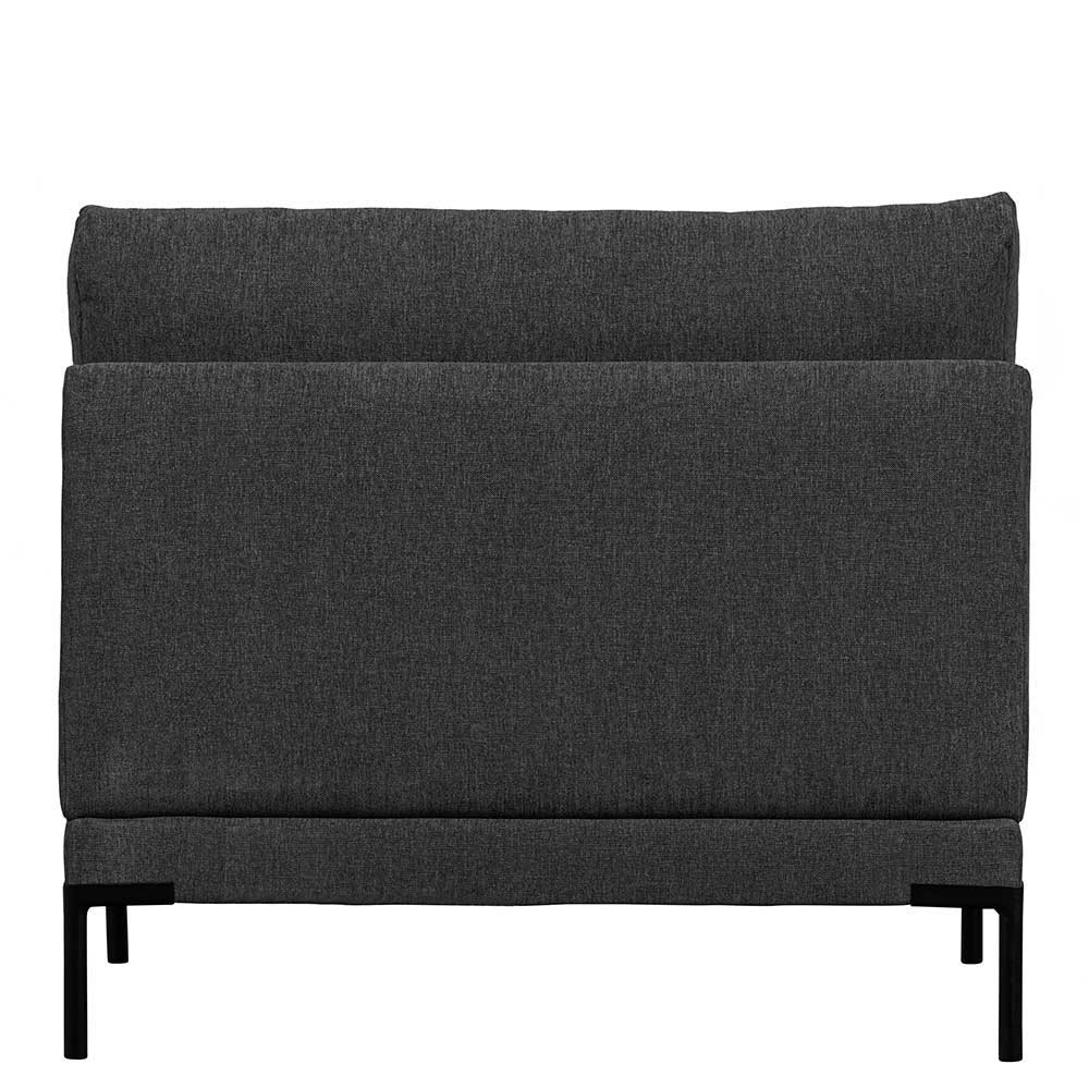 Modulare XL Couch Duffy in Dunkelgrau mit fünf Sitzplätzen (fünfteilig)