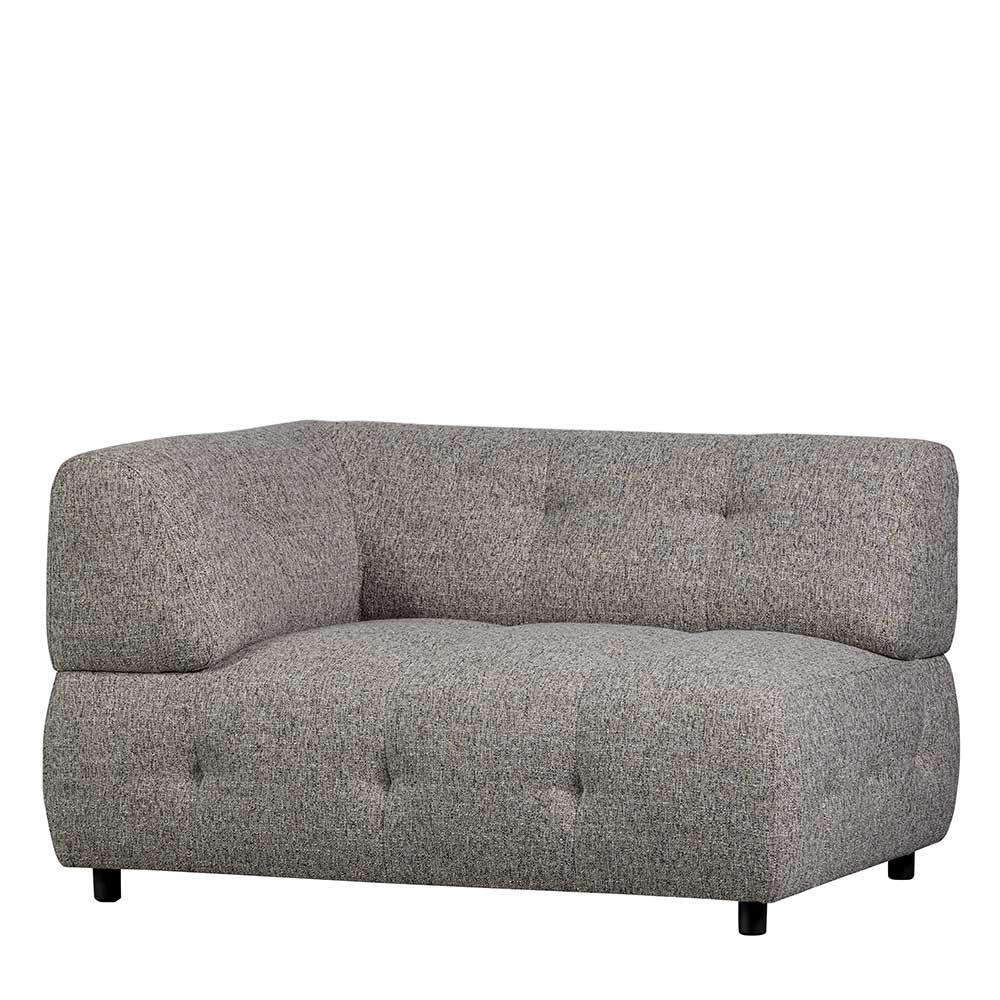 Modernes Sofa Element Modul Kyperia in Graubraun meliert 122 cm breit