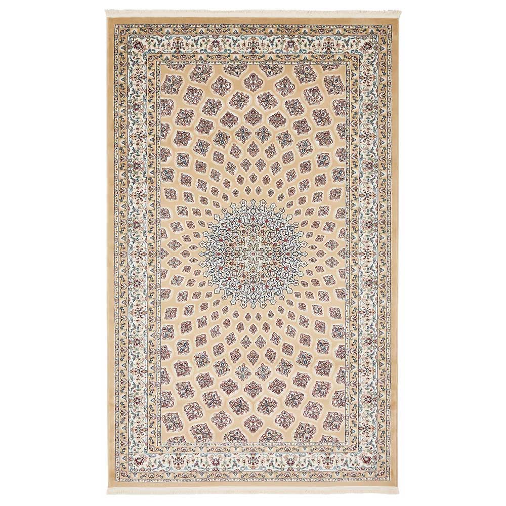 150x245 cm Teppich Joanthan in Cremefarben mit orientalischem Muster