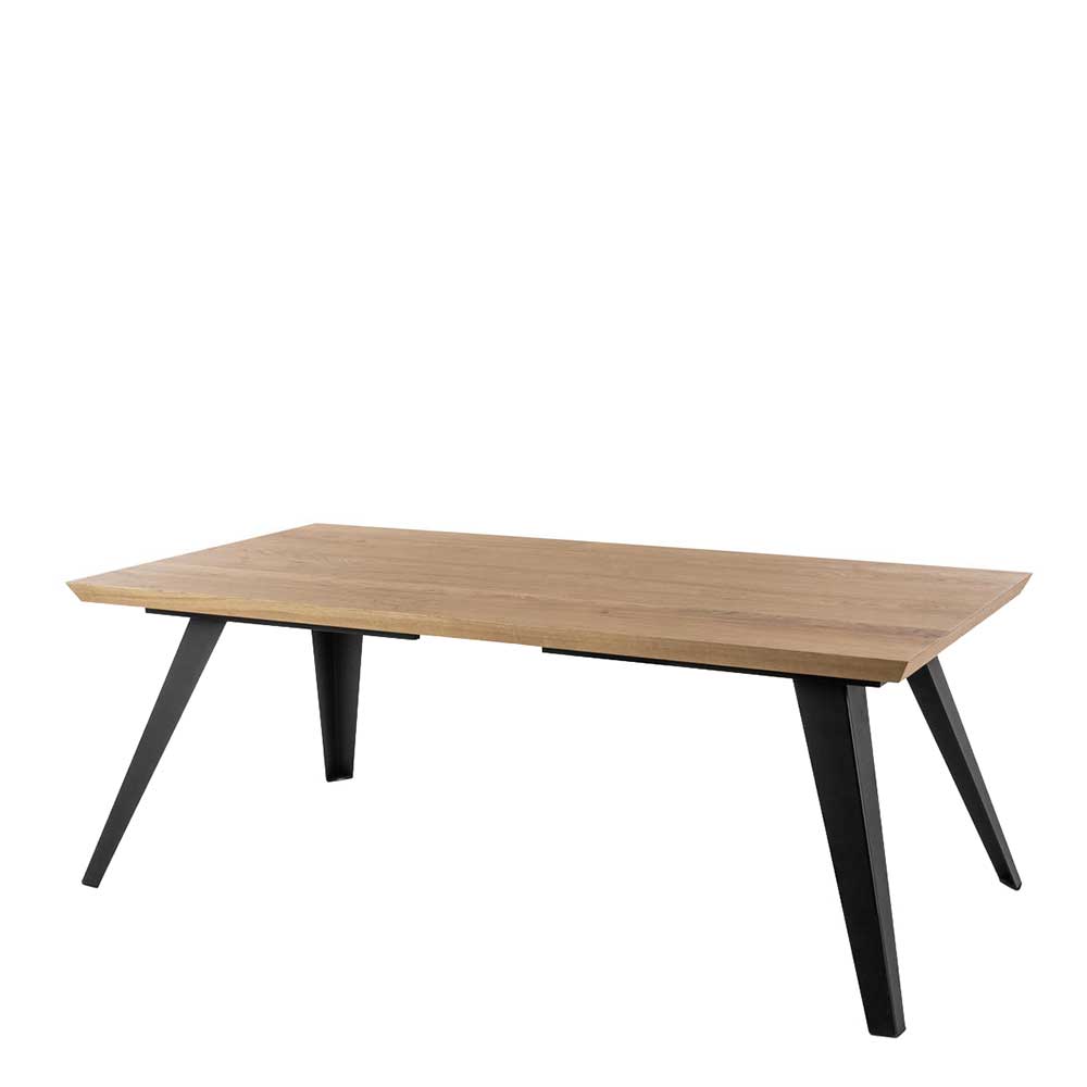 Esszimmer Tisch Lavetras mit Eichenfurnier Platte in modernem Design