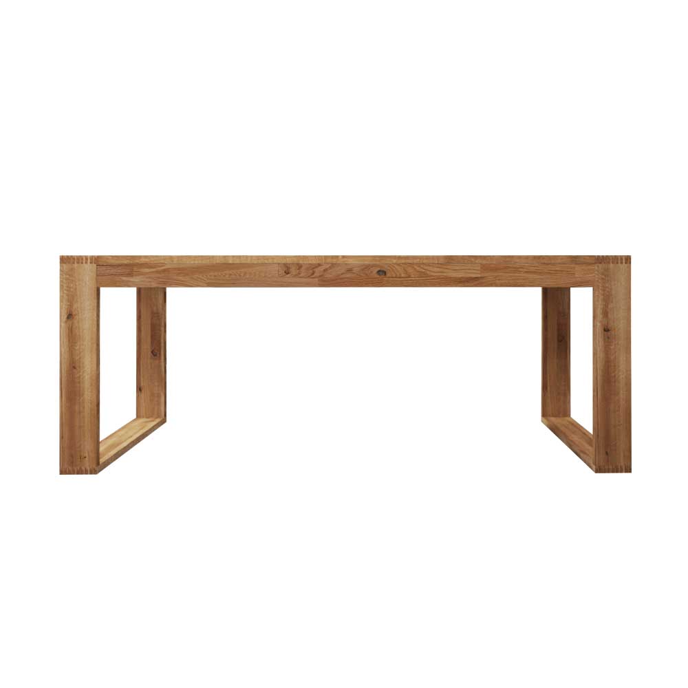 Holztisch Remote aus Wildeiche Massivholz ausziehbar