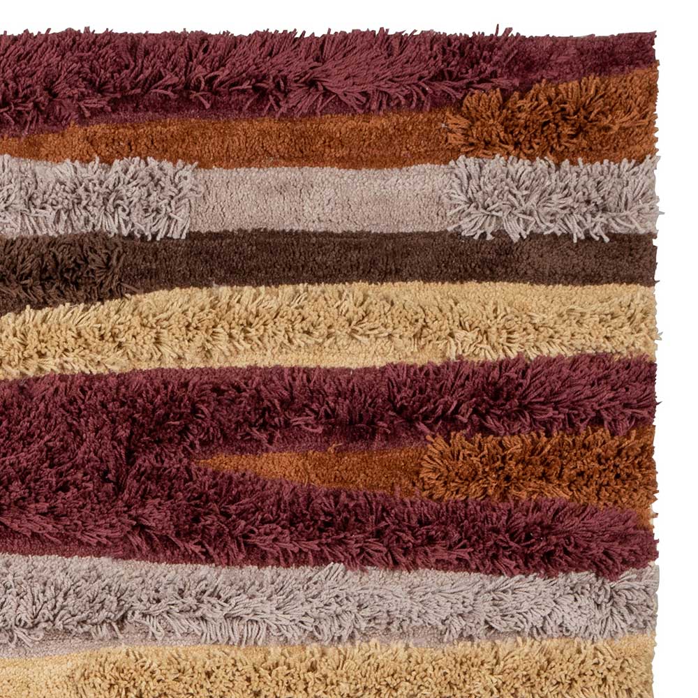 Mehrfarbiger Teppich Wega aus Struktur Hochflor 240x170 cm