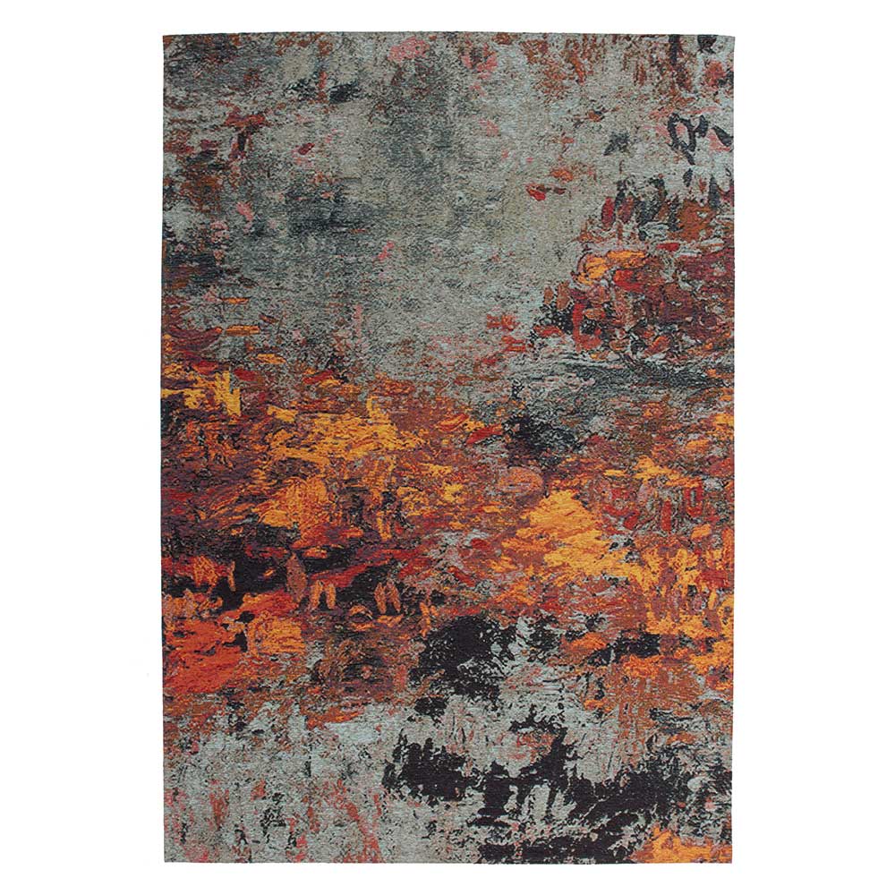 Vintage Teppich Sharko aus Kurzflor mit abstraktem Muster