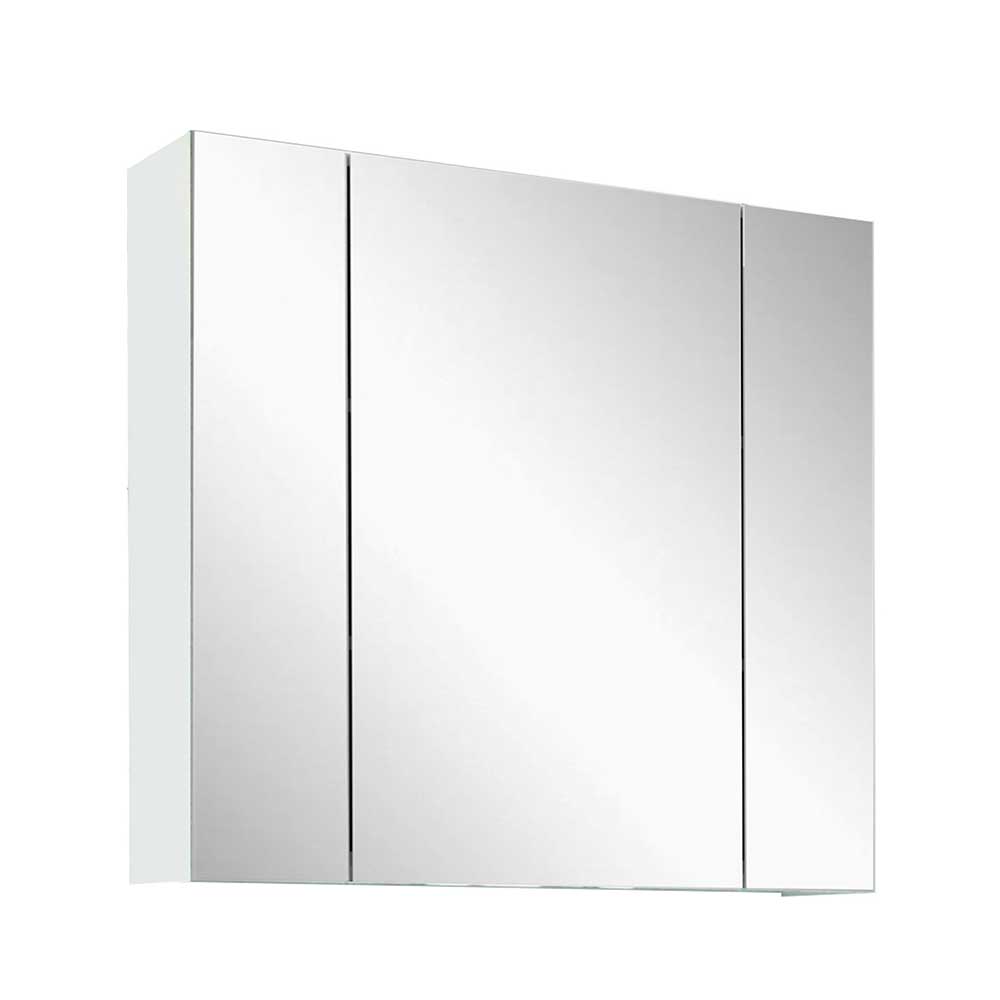 Badezimmer Spiegelschrank Dastrov 80 cm breit 3-türig