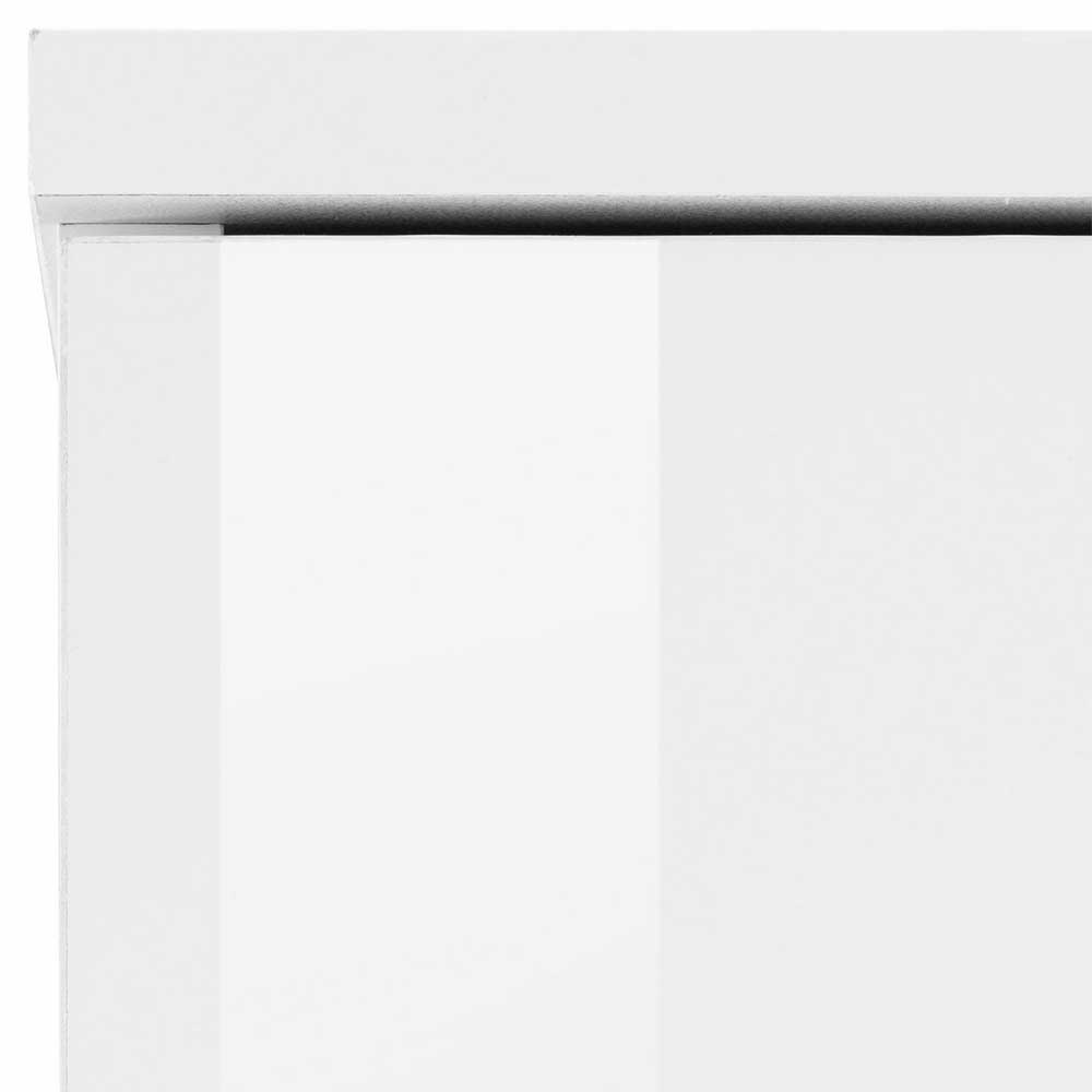 Weißer Badezimmerschrank Duane Hochglanz mit drei Schubladen