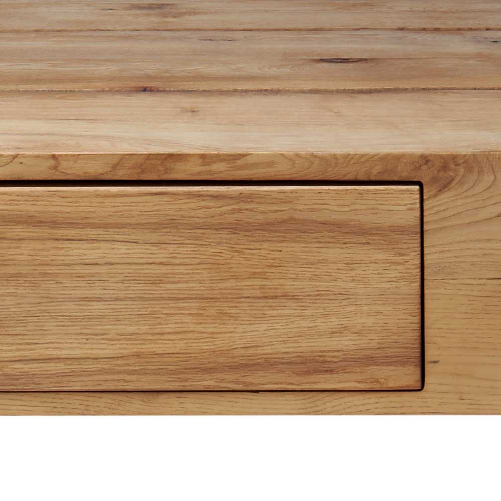 Wohnzimmer Tisch Tambora mit Asteiche furniert 110 cm breit und 40 cm hoch