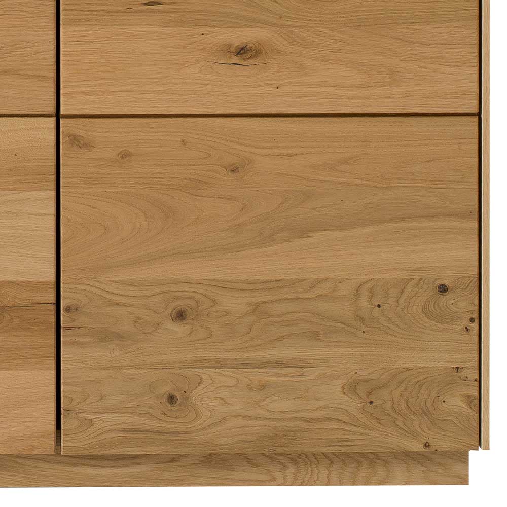 Massivholz Sideboard Klever Wildeiche geölt - 80 cm hoch
