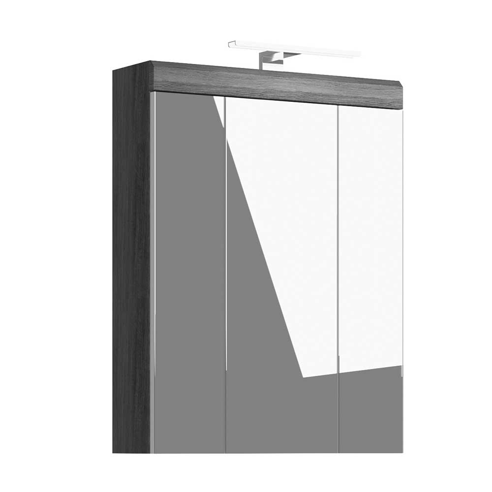 Badezimmer Spiegelschrank Hayoran 60 cm breit in modernem Design