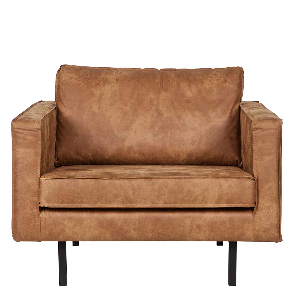 Lounge Sessel Ulada in Cognac Braun modern