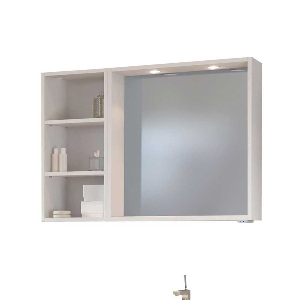 Waschbeckenkommode Tropezia mit Regal und Badezimmerspiegel (dreiteilig)